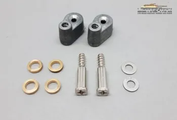 Adapter screws set and Idler wheel holder for Taigen metal idler wheels to Heng Long plastic chassis