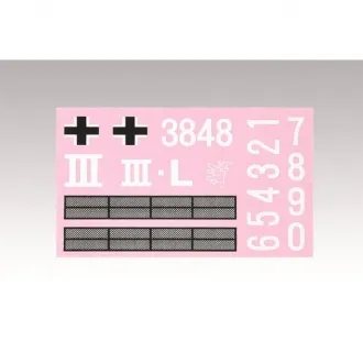 Heng Long Sticker Set Decal for Panzer 3