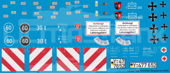 1/16 Decal Set Bundeswehr Bergepanzer Büffel