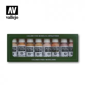 70124 Vallejo Model Color Gesicht- und Hauttönung Farbset