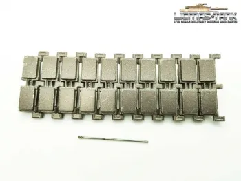10 x Metall Ersatzkettenglieder Heng Long mit Bolzen für Abrams 3918