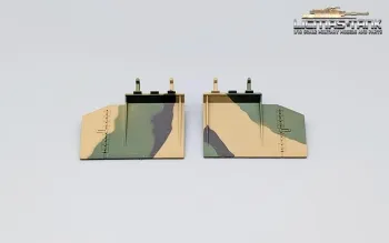 Kingtiger mudguards for tracks (plastic) Heng Long 1/16