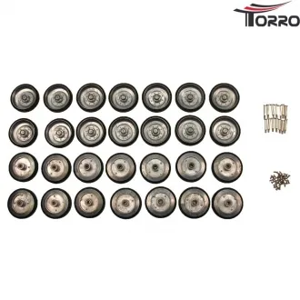 Metal track rollers set 1:16 Heng Long Leopard 2A6 tank for metal chassis
