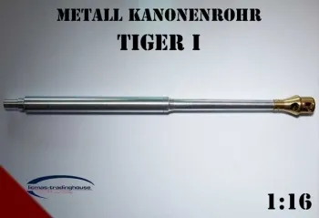 Metal cannon barrel for Tiger 1 Heng Long