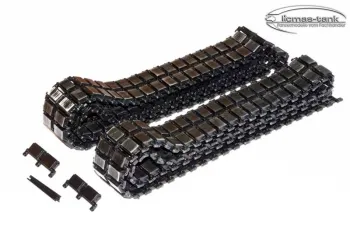 metal track set with idler- and drive wheel heng long leopard 2 a6 1/16