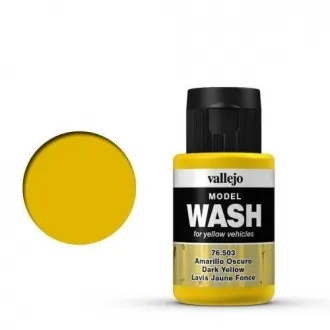 1 Fläschchen Vallejo Model Wash Dark Yellow 35ml 76503 Farbe