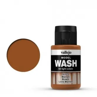 1 Fläschchen Vallejo Model Wash Marron Brown 35ml 76513 Farbe