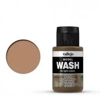 Fläschchen Vallejo Model Wash Dark Brown 35ml 76514 Farbe