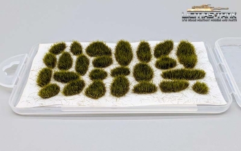 1/16 Miniaturgras Modellbau Grasbüschel Helles Grün für Diorama