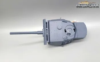 Heng Long Ersatzeil RC Panzer 3 Turm grau 1:16 mit Elektronik