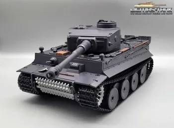 Pfingsten Angebot!!! RC Panzer 2.4 GHz Taigen Tiger 1 Dunkelgrau BB RRZ Version 1:16 Licmas-Tank