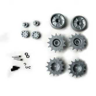 Sherman M4A3 metal drive and idler wheel 1/16 (75mm variant)