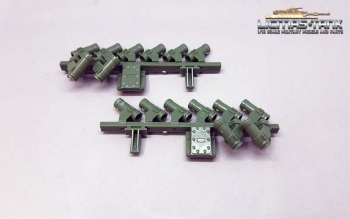 Taigen Panzer Leopard 1:16 Nebelwerfer Set - fertig montiert