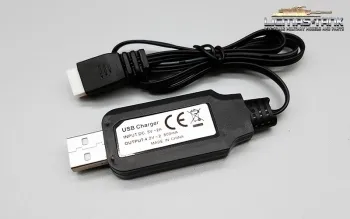 Heng Long USB Charger Cable for 7.4V Li-Ion Batteries
