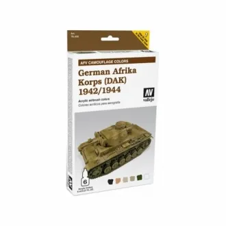 Farben-Set Vallejo 78410 German Afrika Korps 1942 /1944