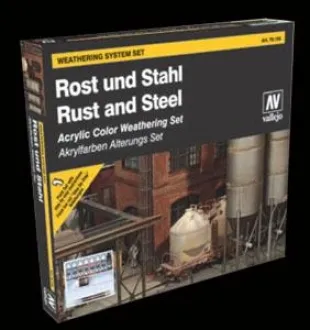 Vallejo Model Color: Rust & Steel Set ( Rost und Stahl )