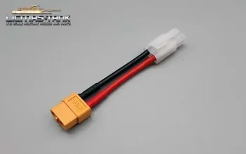 XT60 adapter cable for Li-Ion and NiMH batteries with Tamiya plug
