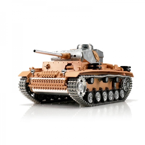 1:16 RC Panzer PzKpfw III Ausf. L – Metall Edition BB mit 360° Turmdrehung, unlackiert