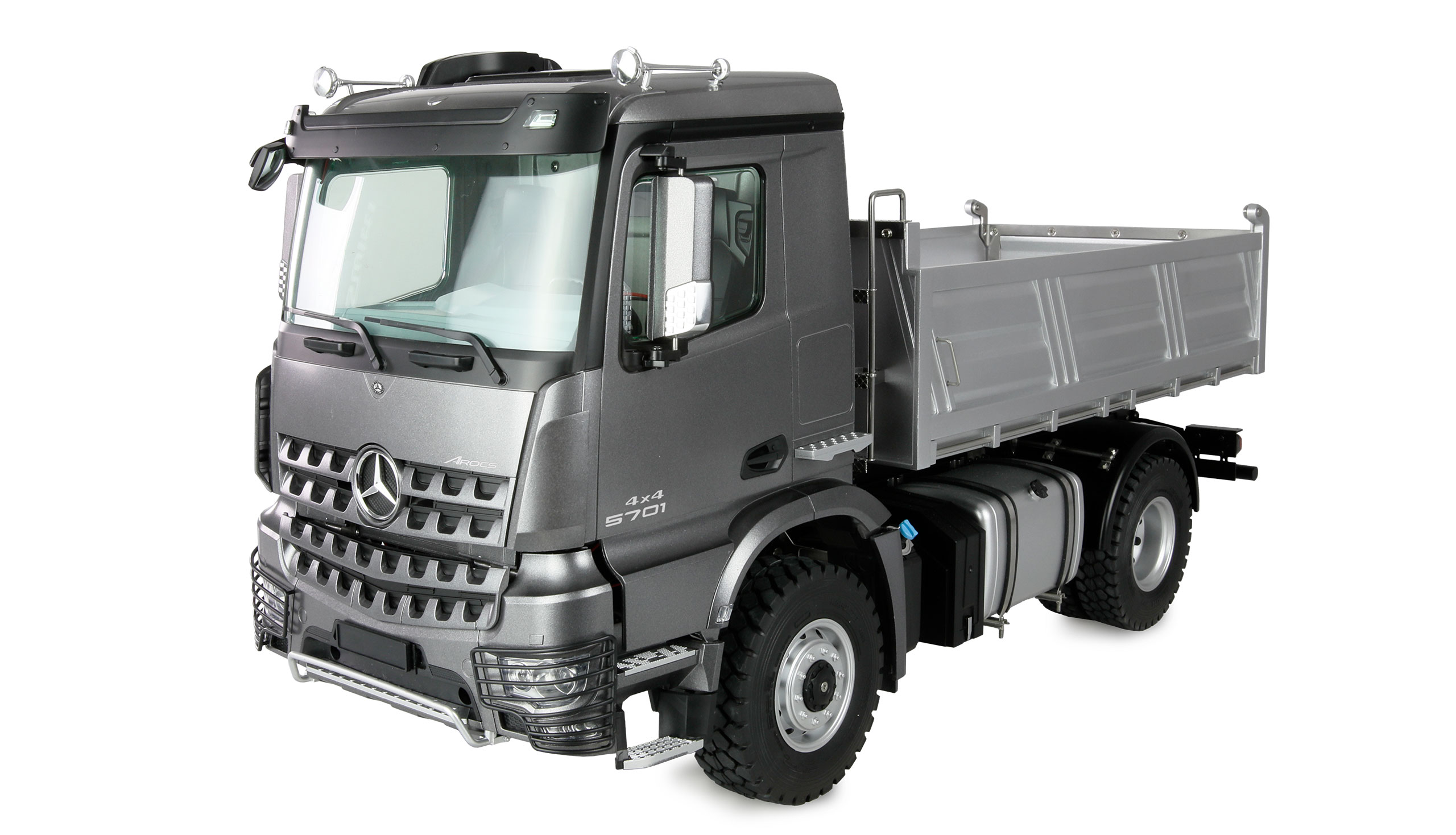 RC Mercedes-Benz Arocs Dump Truck 4x4 1/14 RTR anthracite