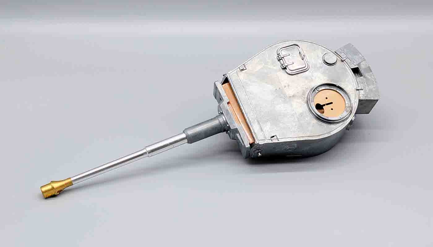 BRUCHSCHADEN Metall Turm Taigen Tiger 1 BB Frühe Version