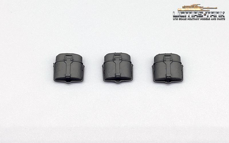 Wehrmacht Kochgeschirr (M31) bemalt – 3er Set im Maßstab 1/16 Resin Wehrmacht Kochgeschirr (M31) bemalt – 3er Set im Maßstab 1/16 Resin