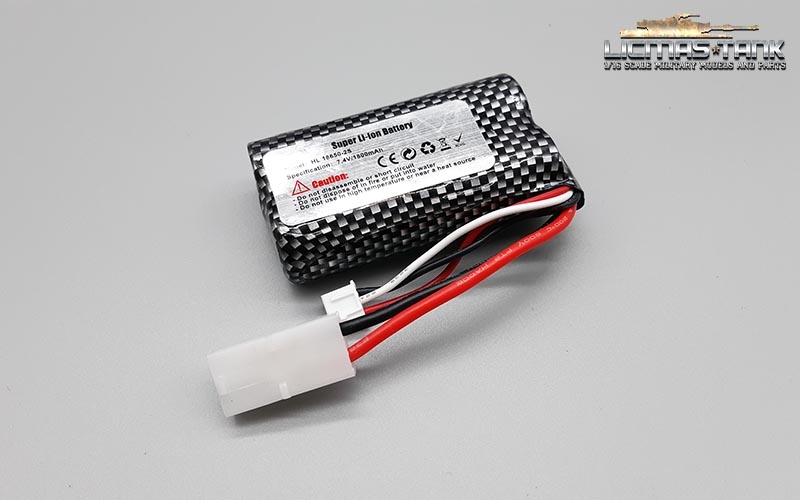 Restposten Li-ion Akku 7.4 Volt 1800 mAh Ersatzakku Original Heng Long mit Tamiya Stecker Restposten Li-ion Akku 7.4 Volt 1800 mAh Ersatzakku Original Heng Long mit Tamiya Stecker