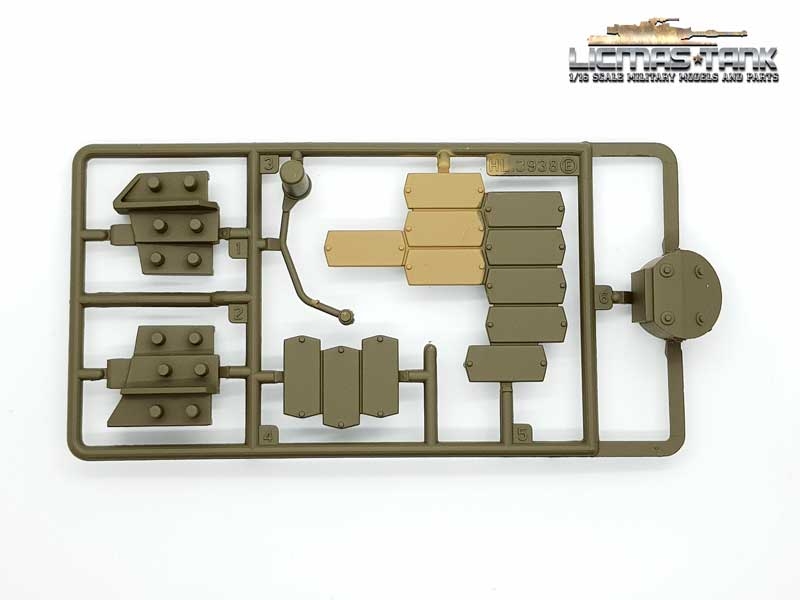 Russia T90 Kunststoff Zubehör Set E 3938 Heng Long 1:16