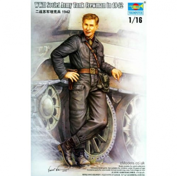 Figur Bausatz WWII Soviet Army Tank Crewman 1942 Figur Bausatz WWII Soviet Army Tank Crewman 1942