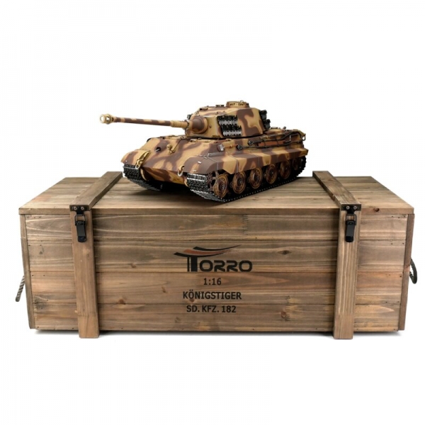 1/16 RC Königstiger Tarn 1944 Ostfront BB mit Rauch – Torro-Profi-Edition 1/16 RC Königstiger Tarn 1944 Ostfront BB mit Rauch – Torro-Profi-Edition