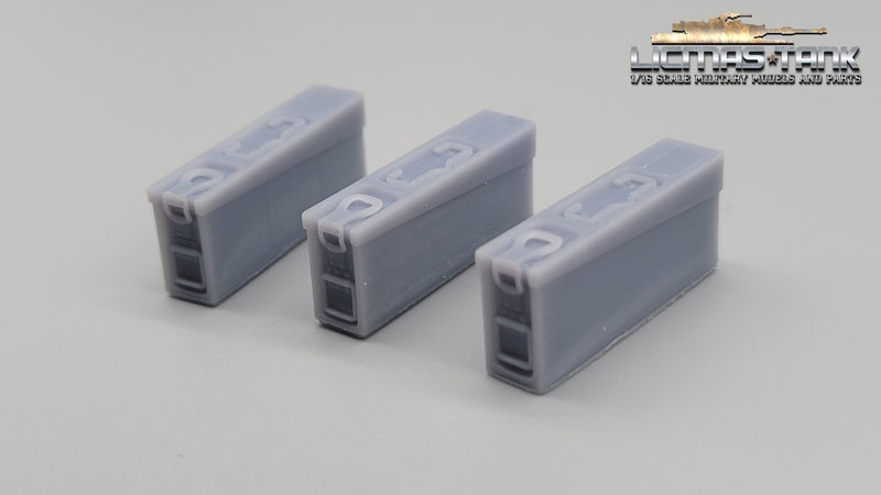 1/16 Munitionskisten Patronenkasten Gurtkasten MG42 MG34 Wehrmacht Resin unbemalt