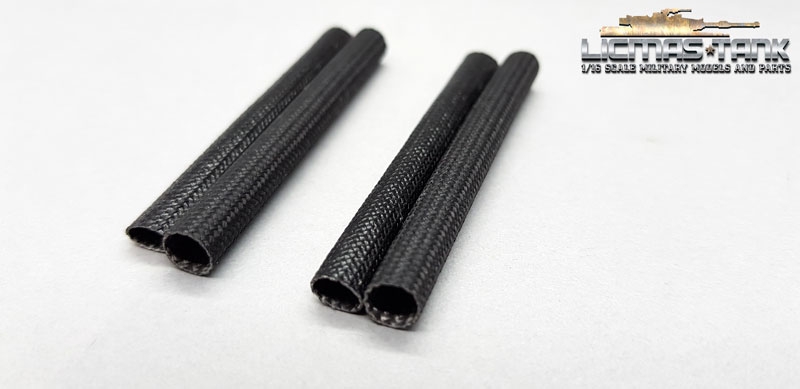 Tiger 1 Gewebe Luftfilterschläuche 1:16 Tiger 1 Gewebe Luftfilterschläuche 1:16