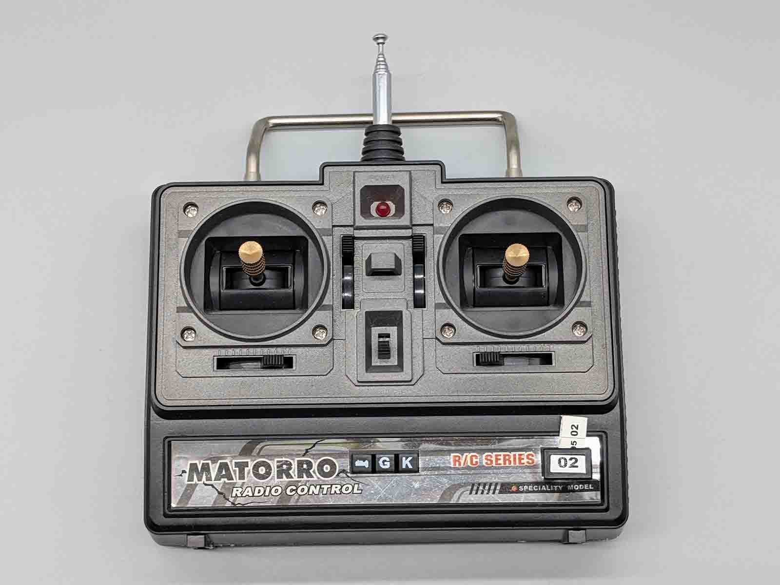 B-Ware - 27 MHz Fernbedienung für Panzer Matoro alt defekt