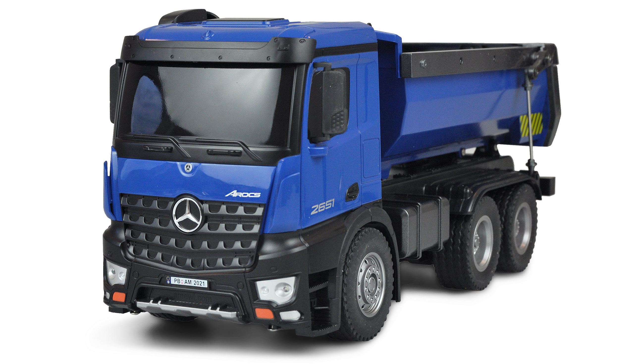 RC Mercedes-Benz Arocs Lizenz LKW Kipper RTR blau RC Mercedes-Benz Arocs Lizenz LKW Kipper RTR blau