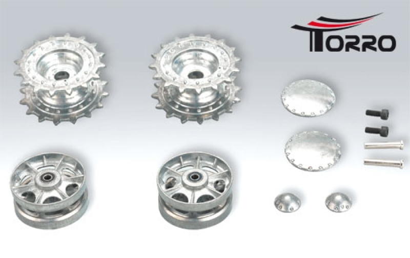 Metall Treib- u. Leiträder für KV-1 KV-2 Panzer 1/16 Torro , Taigen Metall Treib- u. Leiträder für KV-1 KV-2 Panzer 1/16 Torro , Taigen
