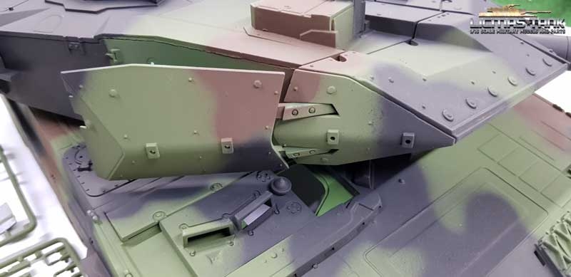 Taigen Upper Hull painted with Metaltower 3889 Leopard 2A6 BB 360°