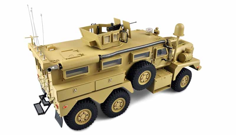 US military vehicle MRAP 6x6 1:12 RTR, light, sound & smoke