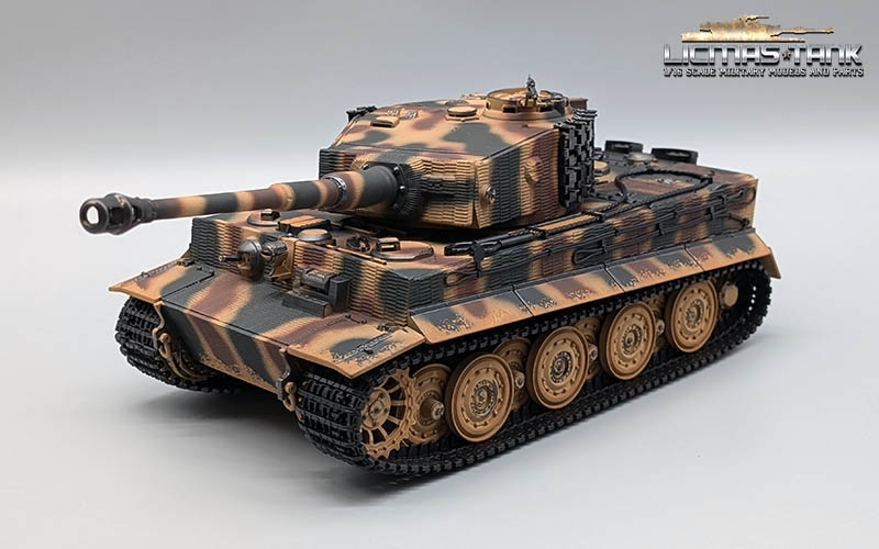 1:24 RC Panzer Deutscher Tiger 1 Späte Version Taigen mit Infrarot-Kampfsystem