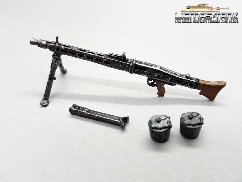 B WARE 1/16 MG 42 deutsches Maschinengewehr Set Wehrmacht WW2 Metall lackiert B WARE 1/16 MG 42 deutsches Maschinengewehr Set Wehrmacht WW2 Metall lackiert