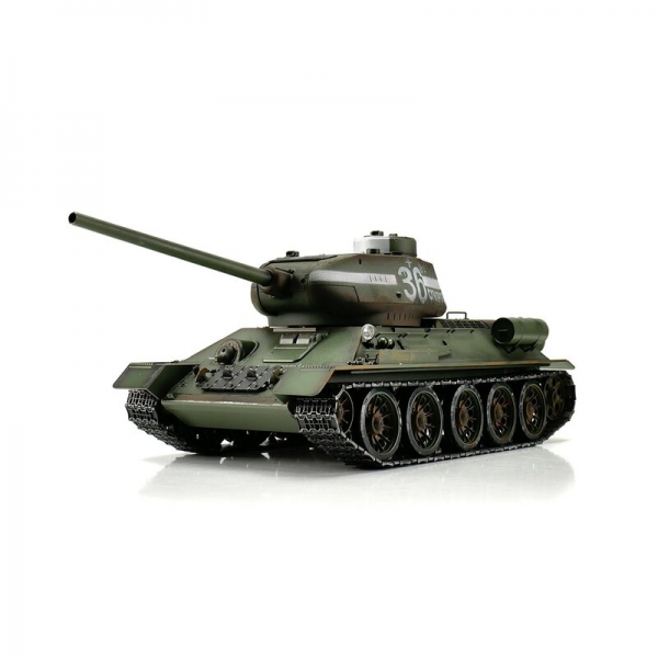 T-34/85 RC Panzer 2.4 GHz 1:16 Profi-Metall IR Servo mit Holzkiste T-34/85 RC Panzer 2.4 GHz 1:16 Profi-Metall IR Servo mit Holzkiste