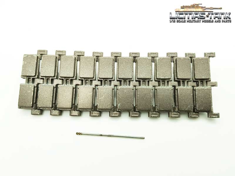 10 x Metall Ersatzkettenglieder Heng Long mit Bolzen für Abrams 3918 10 x Metall Ersatzkettenglieder Heng Long mit Bolzen für Abrams 3918