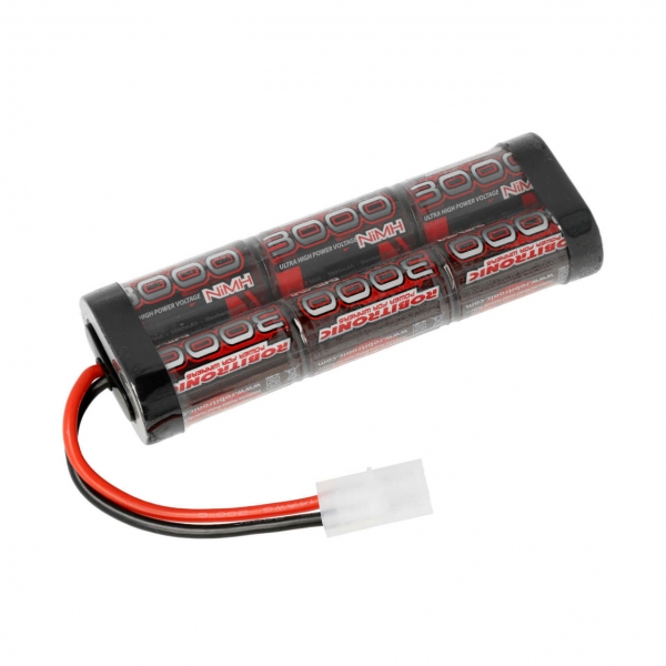 ROBITRONIC RC Panzer NiMH Akku 7,2V / 3000 mAh mit Tamiya Stecker ROBITRONIC RC Panzer NiMH Akku 7,2V / 3000 mAh mit Tamiya Stecker