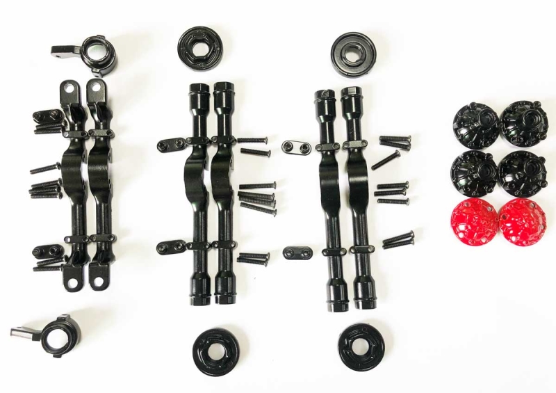 Metall-Upgrade Achsgehäuse aus Metall 6x6 Fahrzeuge