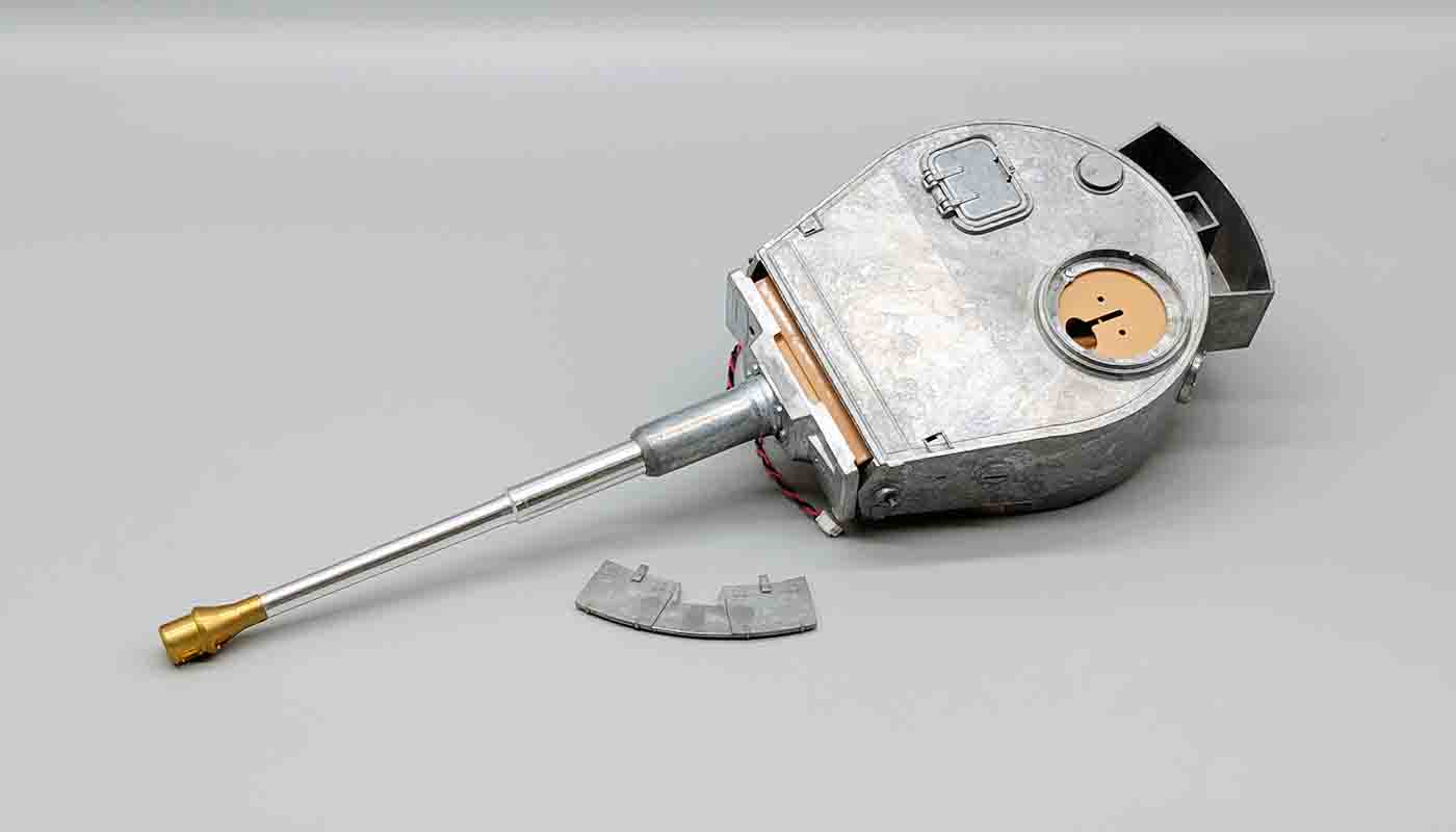 BRUCHSCHADEN Metall Turm Taigen Tiger 1 BB Frühe Version BRUCHSCHADEN Metall Turm Taigen Tiger 1 BB Frühe Version