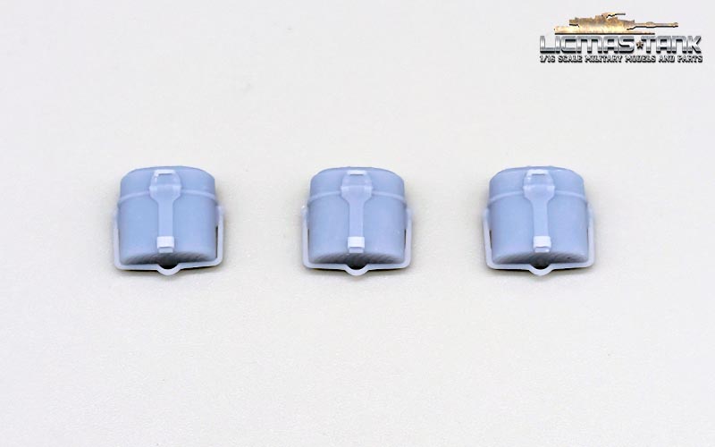 Wehrmacht Kochgeschirr (M31) – 3er Set im Maßstab 1/16 Resin
