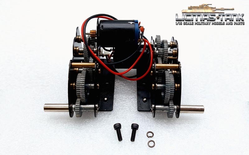 4:1 Metall Getriebe mit kurzer Achse für Tiger 1 4:1 Metall Getriebe mit kurzer Achse für Tiger 1