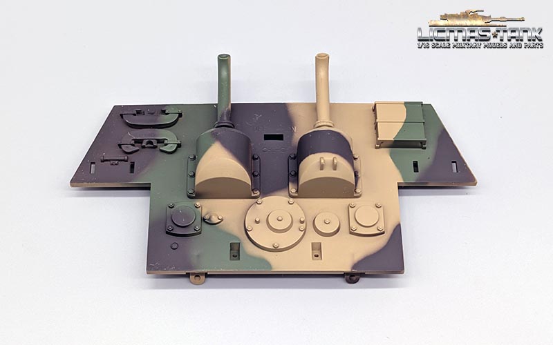 RC Panzer Königstiger (Henschelturm) - Ersatzteil - Rückwand 3888A Heng Long 1:16