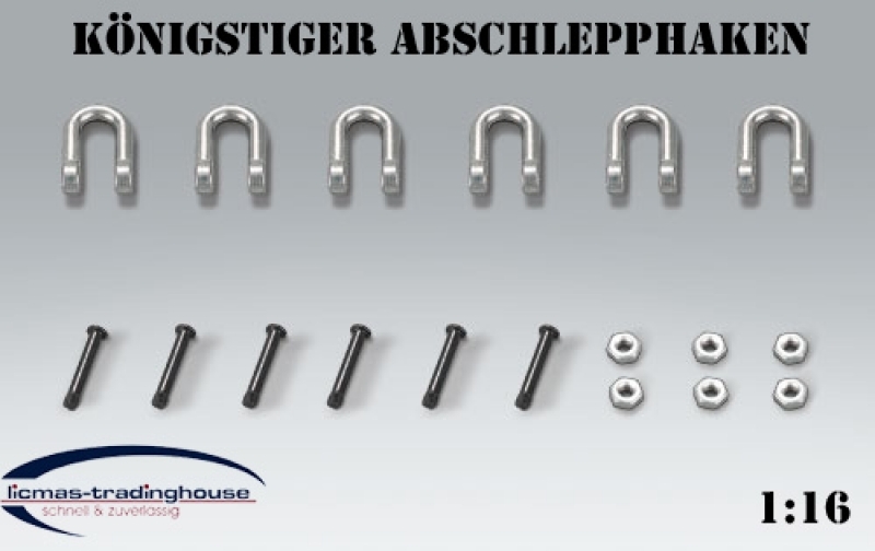 Königstiger , Jagdtiger TORRO - Metall-Zubehör - Abschlepphaken Königstiger , Jagdtiger TORRO - Metall-Zubehör - Abschlepphaken