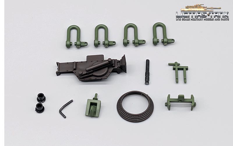 Ersatzteilset Kunststoff für Heng Long Panther Ausf. G , Jagdpanther 1/16