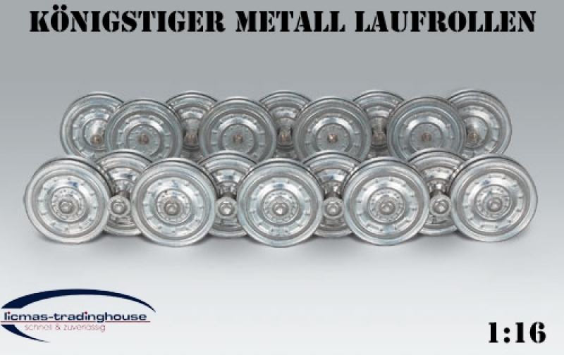 Torro Königstiger , Jagdtiger - Metall-Zubehör - Laufrollen
