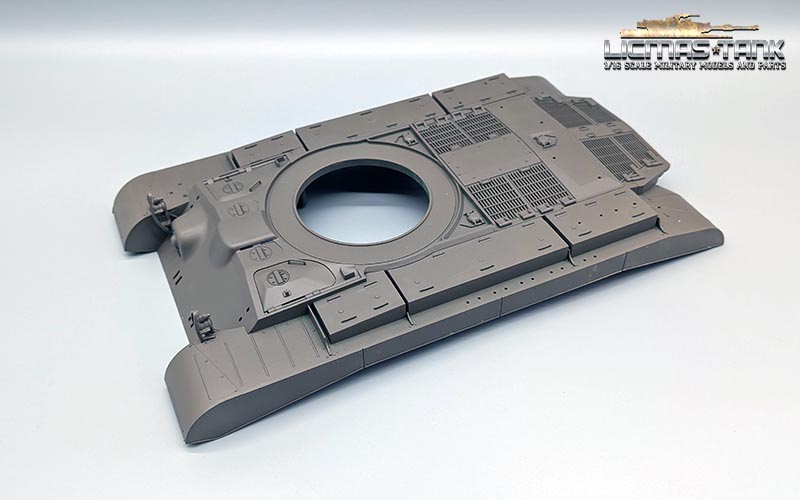 RC Tank M26 Snow Leopard - Spare part - Upper hull Heng Long 1:16